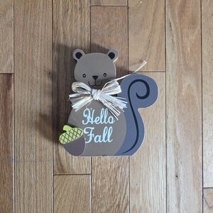 Brown Squirrel Fall Decor